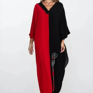 Robe Évasion Noir et Rouge