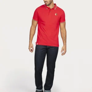 Stanley Rouge - Polo homme 100% coton BIO