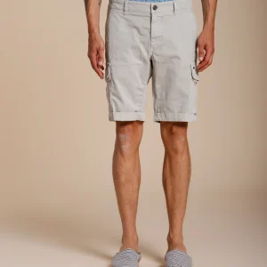 Chile bermuda cargo homme en satin stretch slim fit ①