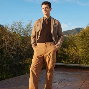 San Juan M74 pantalon cargo homme en gabardine relaxed fit