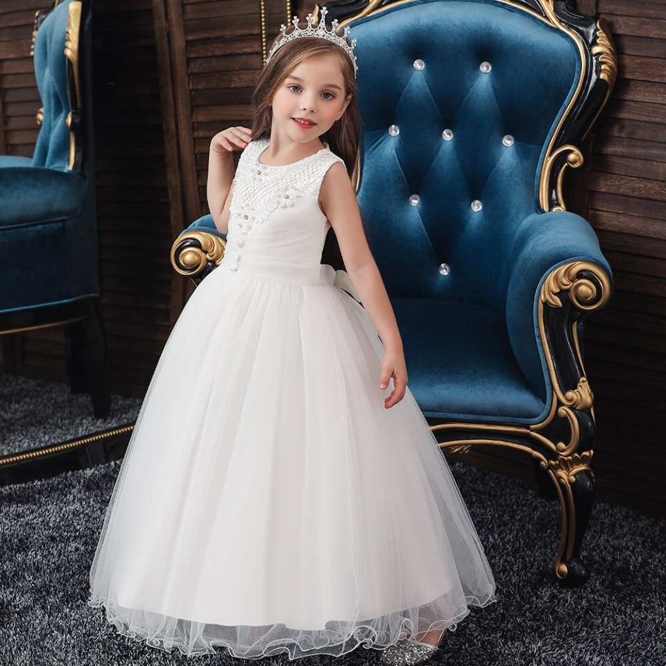 Robe de Princesse Blanche Fille – Image 4