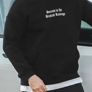 Sweat à capuche imprimé SUCESS