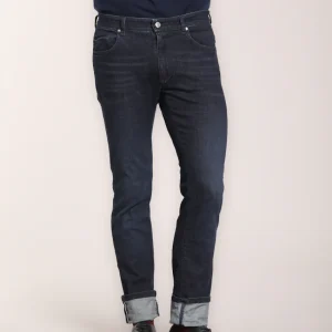 Harris pantalon 5 poches homme en denim stretch slim fit