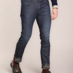 Harris pantalon 5 poches homme en denim stretch slim fit