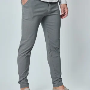 Pantalon chino grise foncé fashion homme