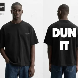 T-shirt noir ou blanc DUN IT