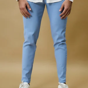Pantalon Chino bleu ciel homme fashion