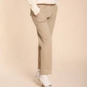 New York Carrot pantalon chino femme en coton et laine carrot fit ①