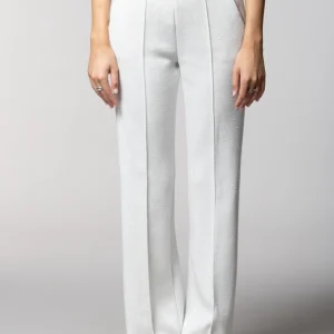 Easy Straight pantalon chino femme en jersey avec lurex straight fit