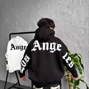 Sweat à Capuche Oversize Homme – Impression "Los Angeles" Style Streetwear