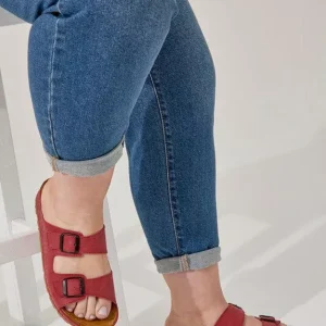 Sandales pour pieds larges Hibiscus