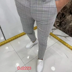 Pantalon confortable gris