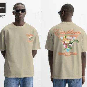 T-shirt beige CARIBBEAN