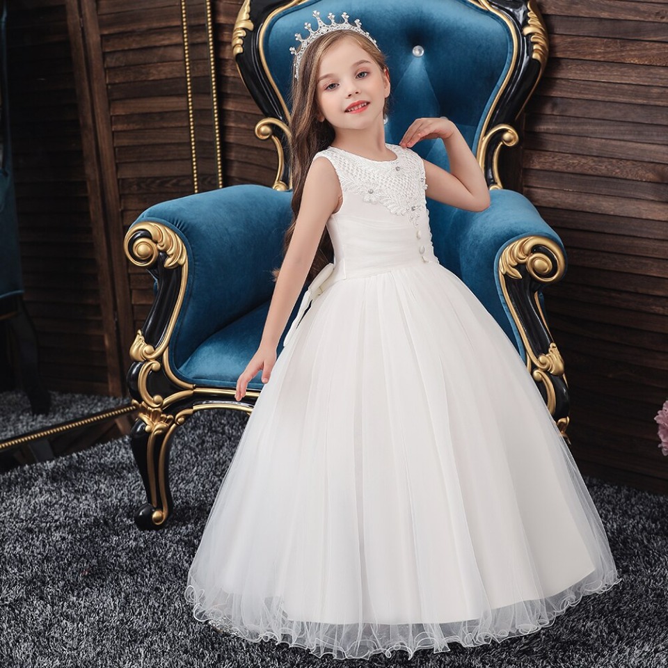 Robe de Princesse Blanche Fille – Image 3