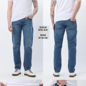 Jean Homme Regular Fit – Royal Blue