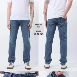 Jean Homme Regular Fit Style Vintage