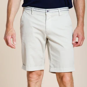 Torino Summer bermuda chino homme en satin stretch slim fit