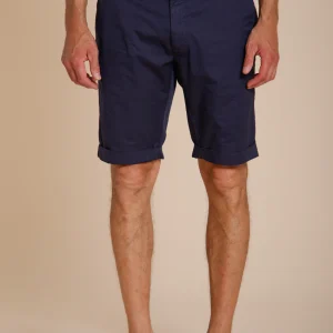 London bermuda chino homme en gabardine stretch regular fit ①