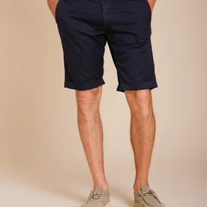 London bermuda chino homme en gabardine stretch regular fit ①