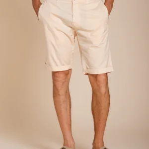 London bermuda chino homme en gabardine stretch regular fit ①