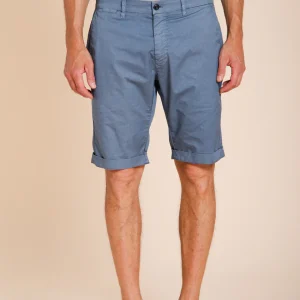 London bermuda chino homme en gabardine stretch regular fit ①