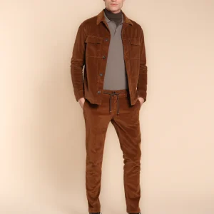 Steve overshirt homme en velours 500 raies