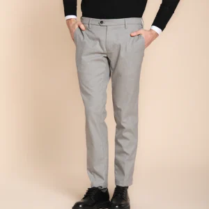 New York pantalon chino homme en coton laine regular fit