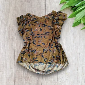 Blouse Femme Fluide à Motif Feuillage - Taille 46