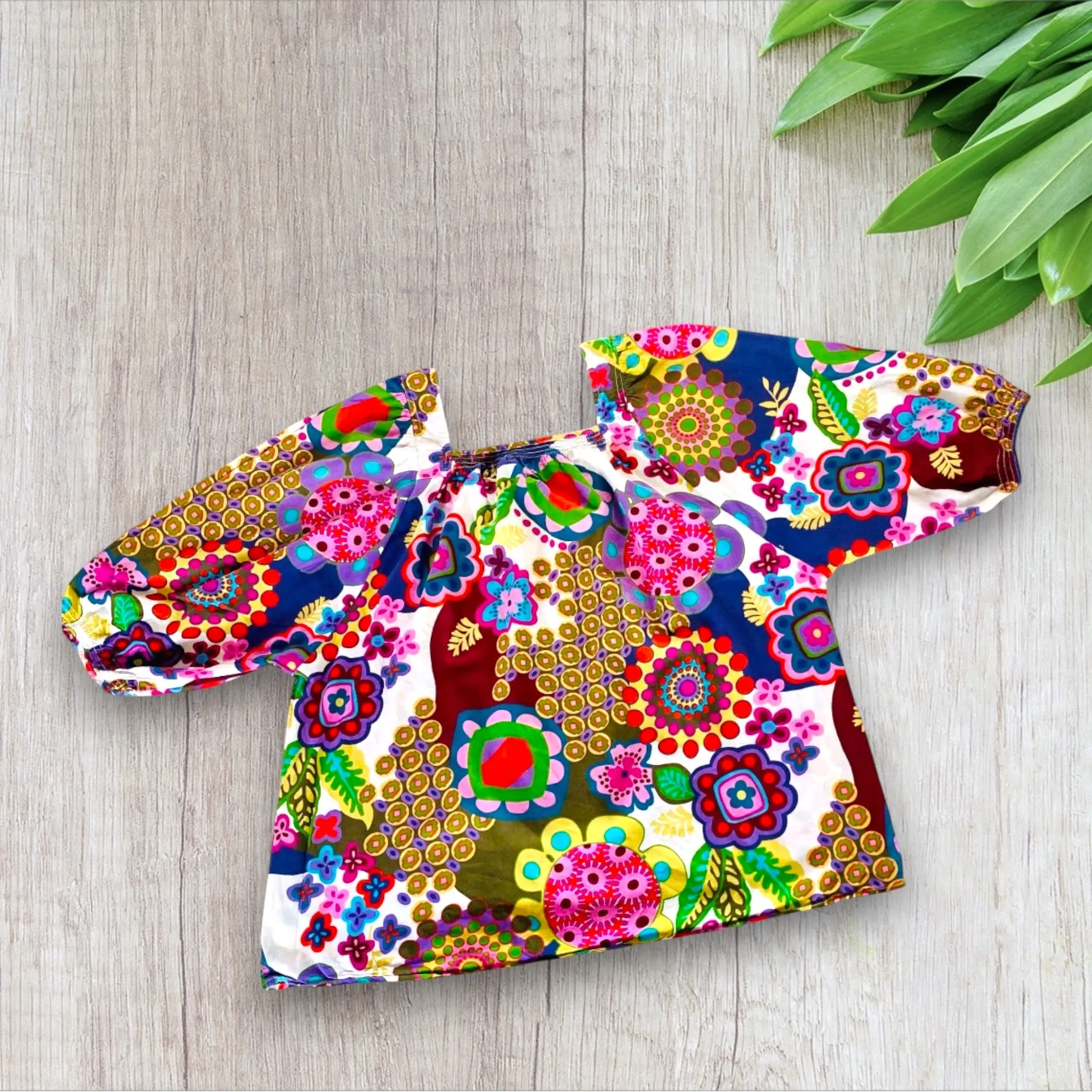 Blouse Femme à Motif Floral Multicolore - Taille Unique - Super U – Image 2