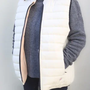 Doudoune sans manches 100% coton