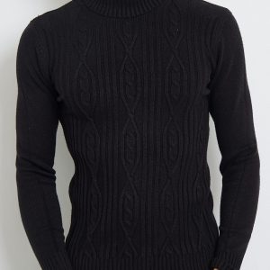 Pull col roulé homme fashion