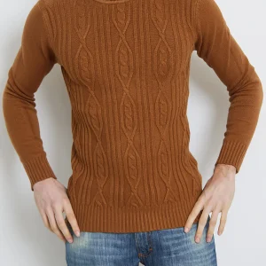 Pull moutarde homme fashion