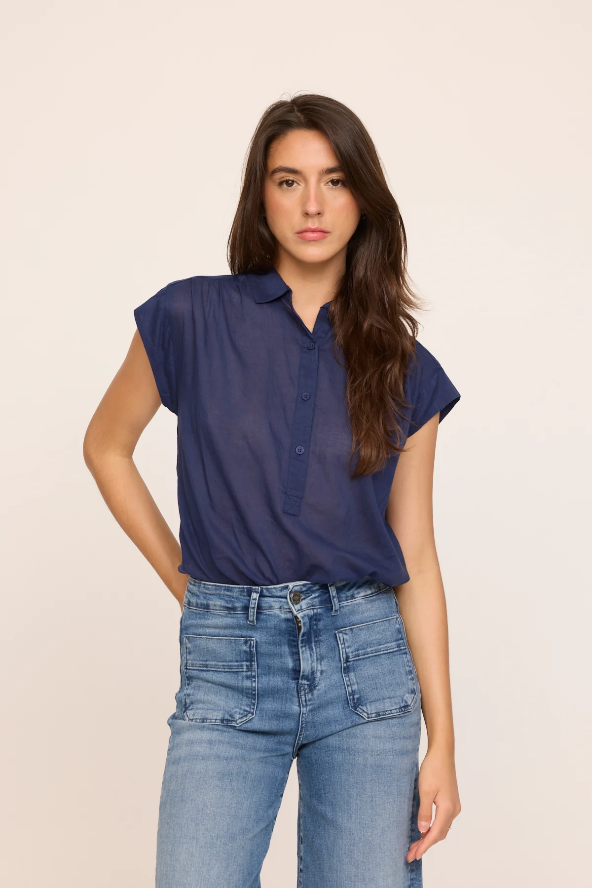 Chemise DOREMI Marine – Image 4