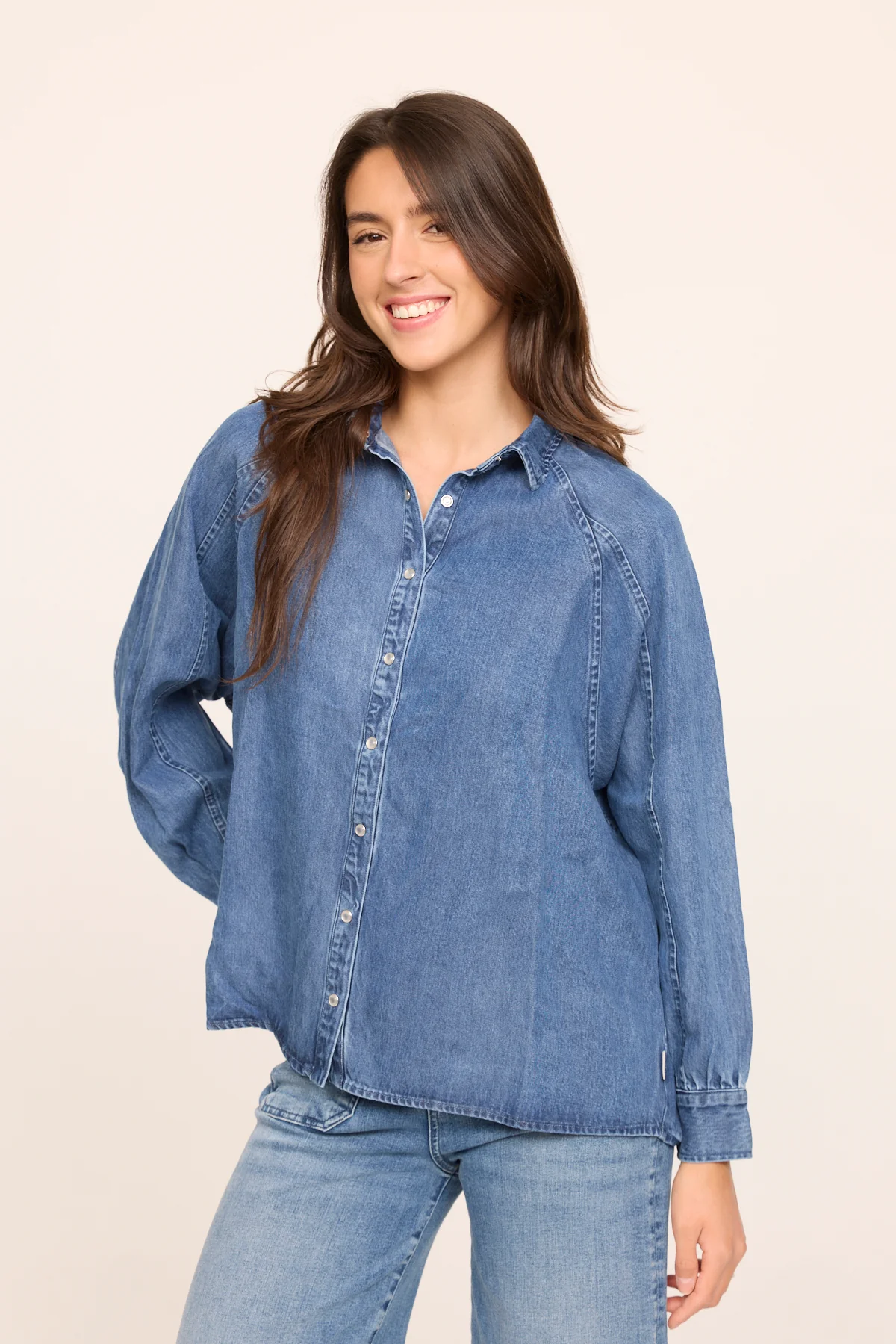 Chemise DULIA Medium Blue – Image 3