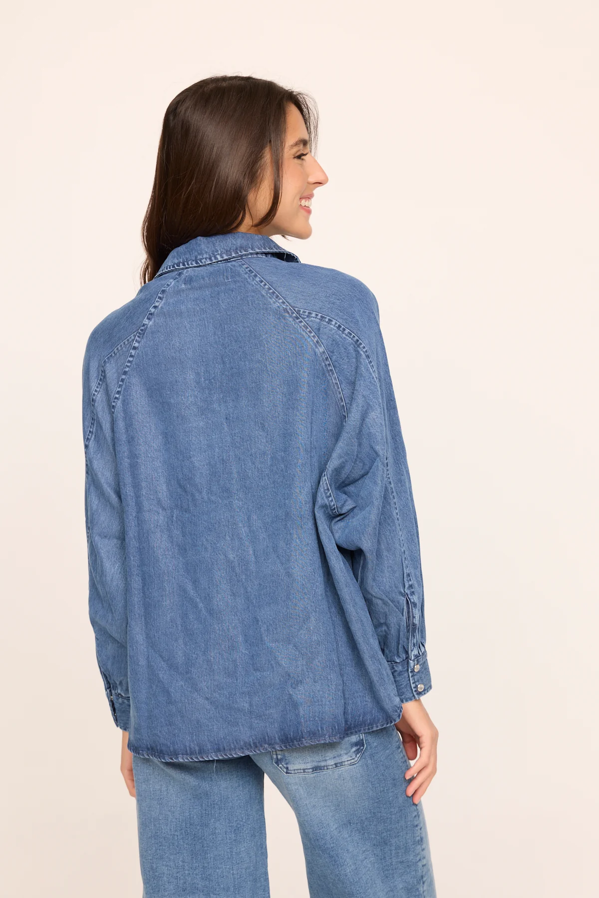 Chemise DULIA Medium Blue – Image 4