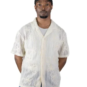 Chemisette en crochet pour homme Hallstarz JK907