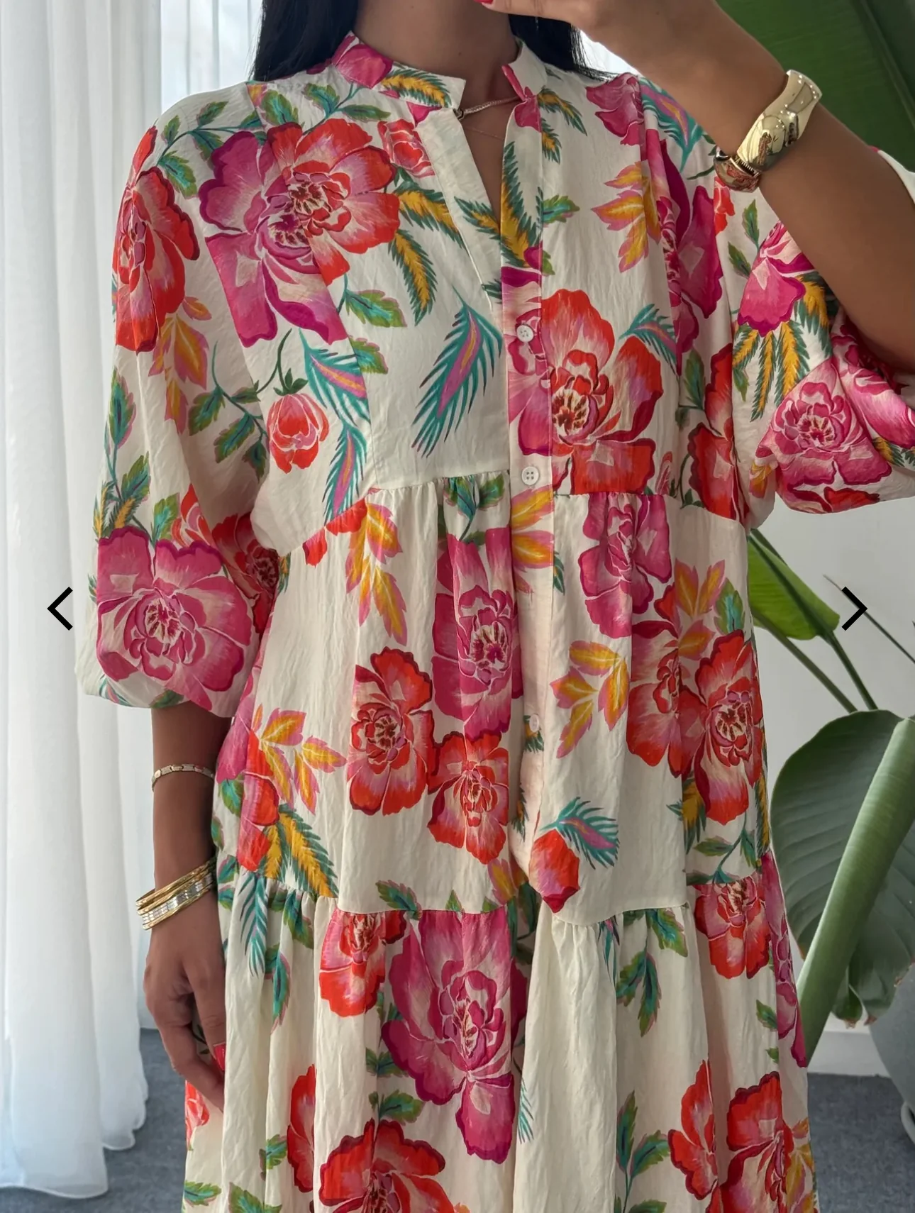 Robe Longue à motifs imprimés fleuri – Image 2