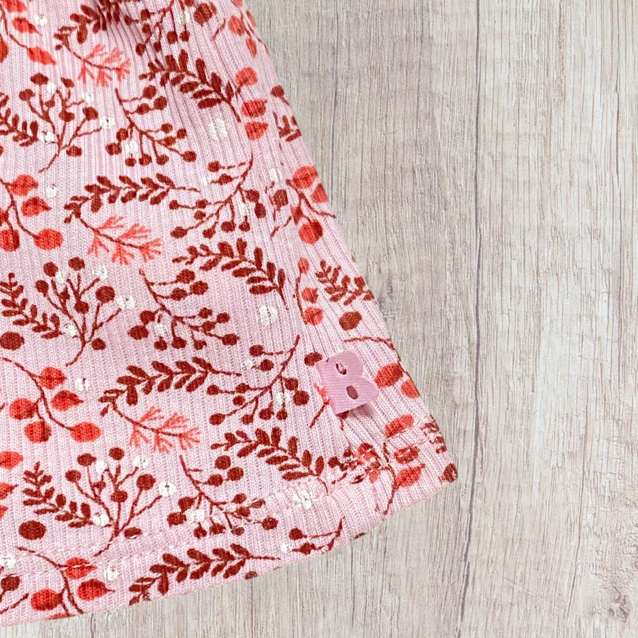 Ensemble bébé fille Obaïbi 9 mois – 3 pièces vieux rose – Image 6