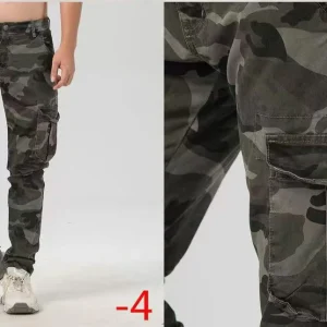 Pantalon Cargo Camouflage Homme