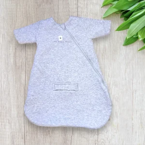 Gigoteuse bébé mixte KIABI 0-6 mois – Gris clair molletonné, ouverture ceinture
