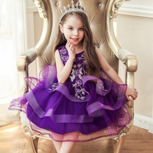 Robe Courte de Princesse Violette