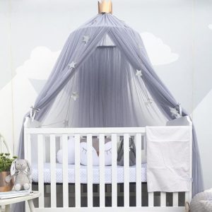 Voile de Berceau Gris