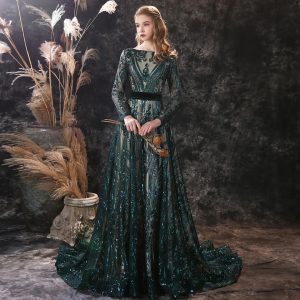 Robe de Bal Sirène Verte