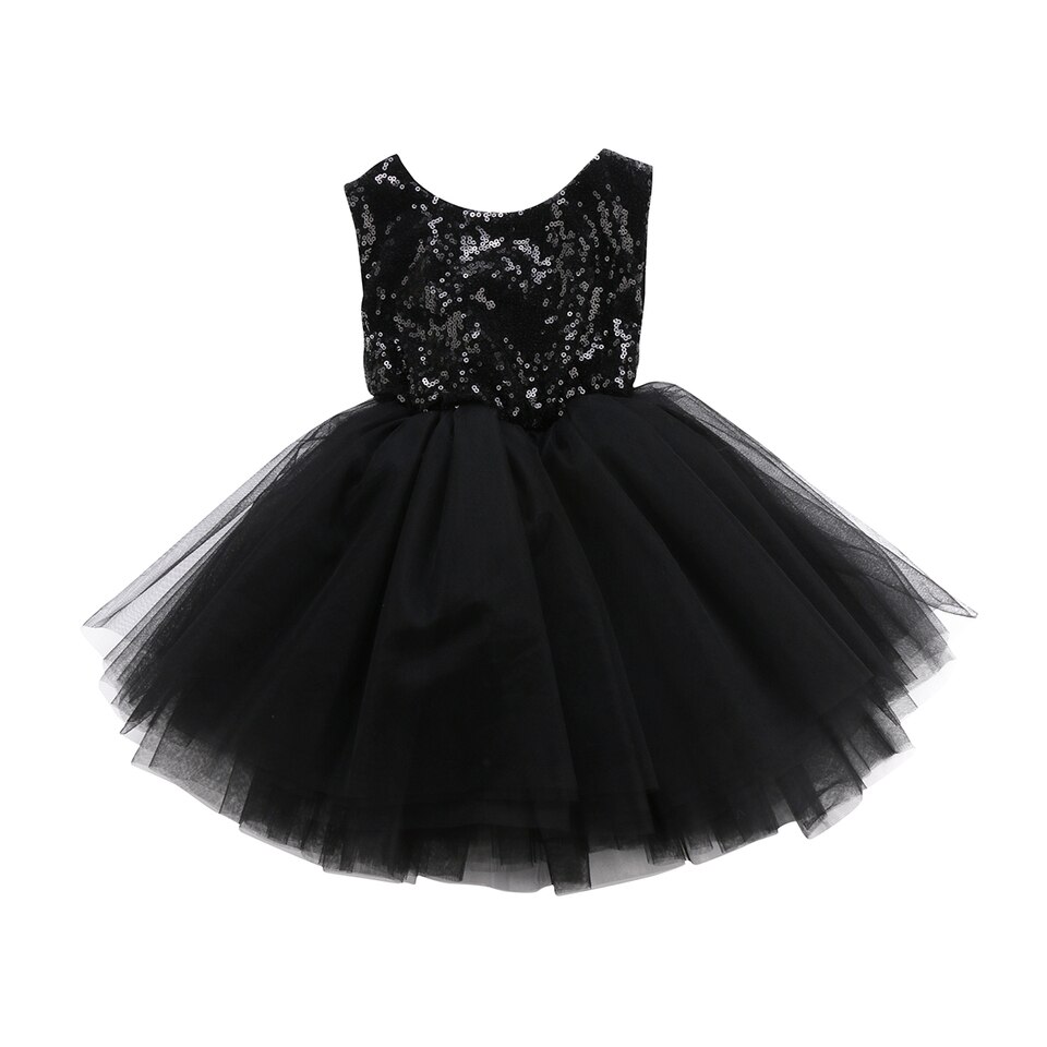 Robe Bébé Noire Tutu – Image 2