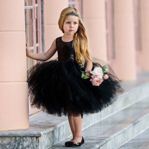Robe Bébé Noire Tutu