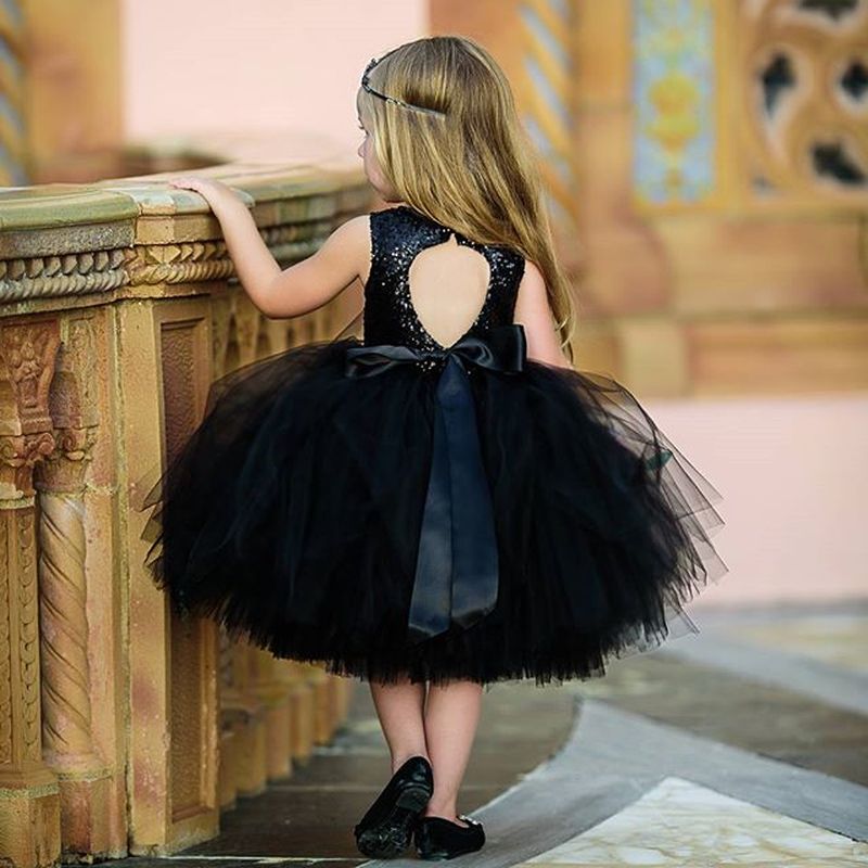Robe Bébé Noire Tutu – Image 3