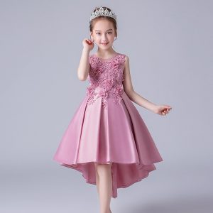 Robe Princesse Rose Sans Manches