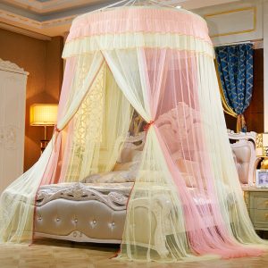 Ciel de Lit Duo Jaune et Rose