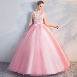 Robe Princesse Rose à Fleurs