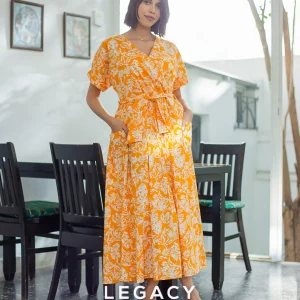 Robe « cache coeur Tropicale »